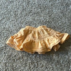 Raised by water peach orange skirt sz.1